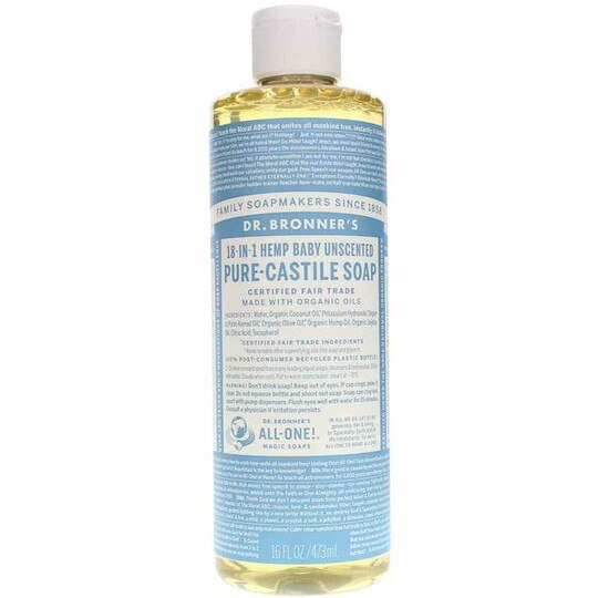 18-In-1 Hemp Pure Castile Soap, DRBM